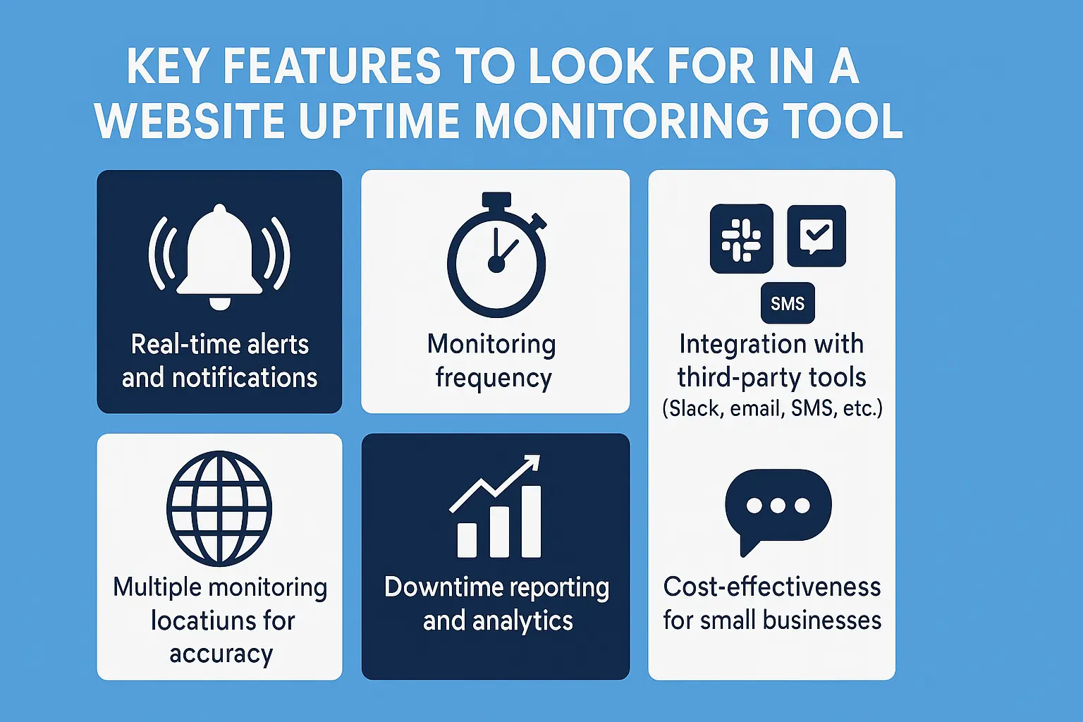 Key Features to Look for in a Website Uptime Monitoring Tool banner